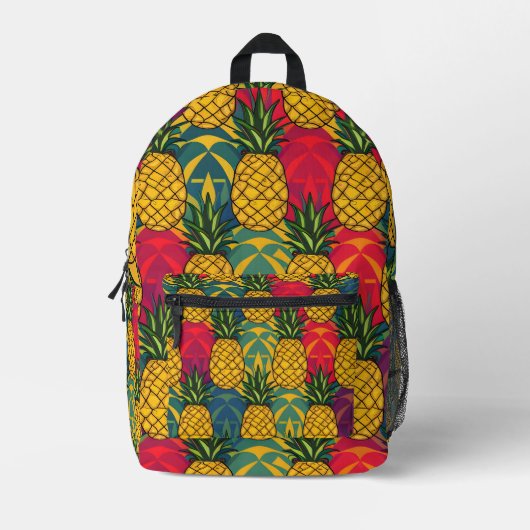 Ananasmuster bedruckter rucksack (Vorderseite)