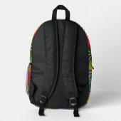 Ananasmuster bedruckter rucksack (Rückseite)