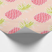 Ananasmuster Geschenkpapier (Ecke)
