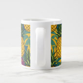 Ananasmuster Jumbo-Tasse (Rückseite)