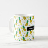 Ananasmuster Kaffeetasse (Vorderseite Links)