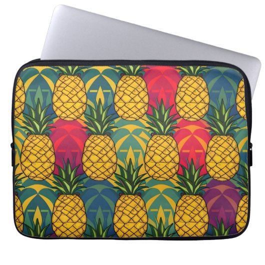 Ananasmuster laptopschutzhülle (Vorderseite)