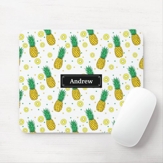 Ananasmuster Mousepad (Mit Mouse)
