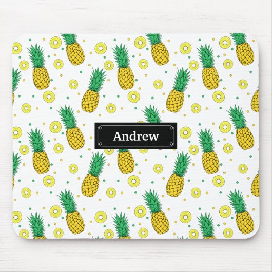 Ananasmuster Mousepad (Vorne)