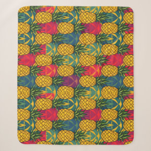 Ananasmuster sherpadecke