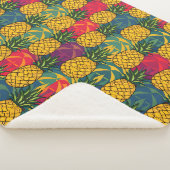 Ananasmuster sherpadecke (3/4)