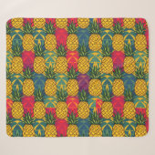 Ananasmuster sherpadecke (Vorderseite (Horizontal))