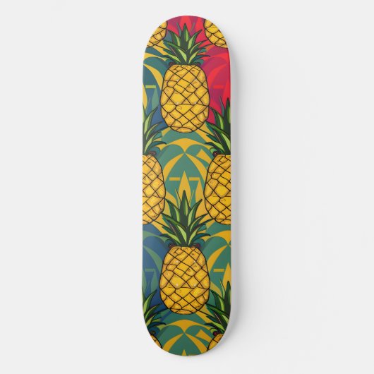 Ananasmuster skateboard (Vorderseite)