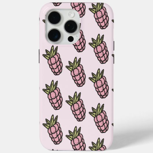 Ananasmuster Y2K Retro Funky Case-Mate iPhone Hülle (Rückseite)