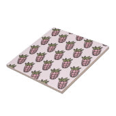 Ananasmuster Y2K Retro Funky Fliese (Seite)