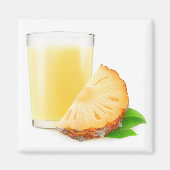 Ananassaft Magnet (Vorne)