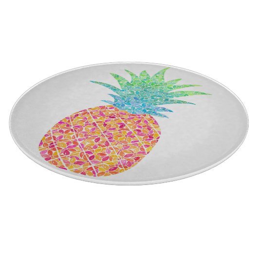 Ananassschneiden Schneidebrett (Ecke)