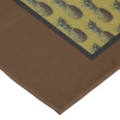 Ananasstablette - Fakultative Personalisierung Tischdecke (Schrägansicht)