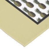 Ananasstablette - Fakultative Personalisierung Tischdecke (Schrägansicht)