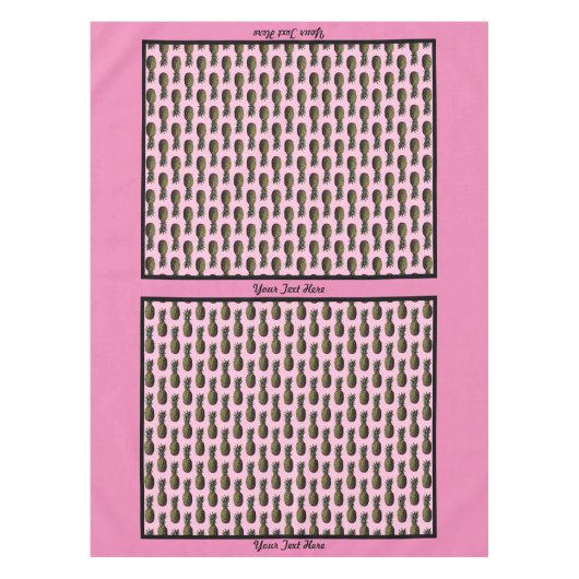 Ananasstablette Tischdecke (Vorderseite)