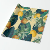 Ananaszitronengelb Geschenkpapier (Ungerollt)