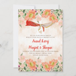 Anand Karaj Einladung & Sikh Hochzeitskarten