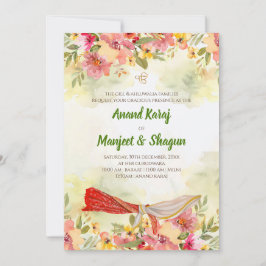 Anand Karaj Einladungen & Sikh Hochzeitskarten