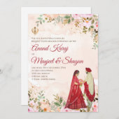Anand Karaj Wedding Cards & Sikh Einladungen (Vorne/Hinten)