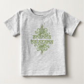 Ananda balasana (glückliches Baby) Baby T-shirt (Vorderseite)
