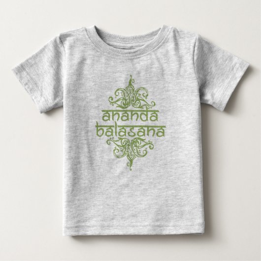Ananda balasana (glückliches Baby) Baby T-shirt (Vorderseite)