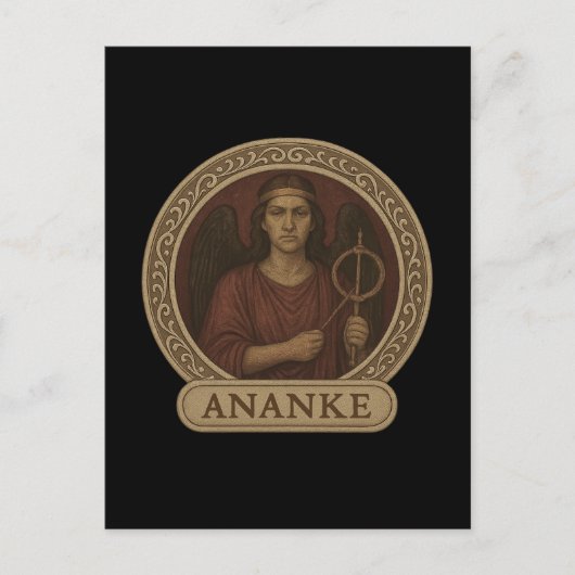 Ananke Goddess of Necessity Postcard Postkarte (Vorderseite)