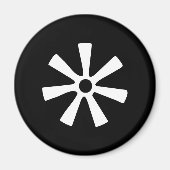 ANANSE NTONTAN | Symbol der Weisheit, Kreativität Magnet (Vorne)