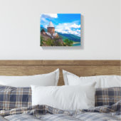 Ananuri Castle Georgia Leinwanddruck (Insitu (Schlafzimmer))