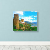 Ananuri Castle Georgia Leinwanddruck (Insitu (Holzboden))