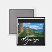 Ananuri Castle Georgia Magnet (Vorderseite/Rückseite)