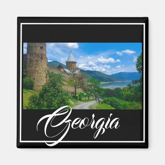 Ananuri Castle Georgia Magnet (Vorne)