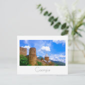 Ananuri Castle Georgia Postkarte (Stehend Vorderseite)