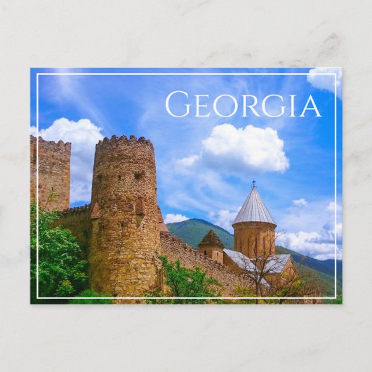 Ananuri Castle Georgia Postkarte (Vorderseite)