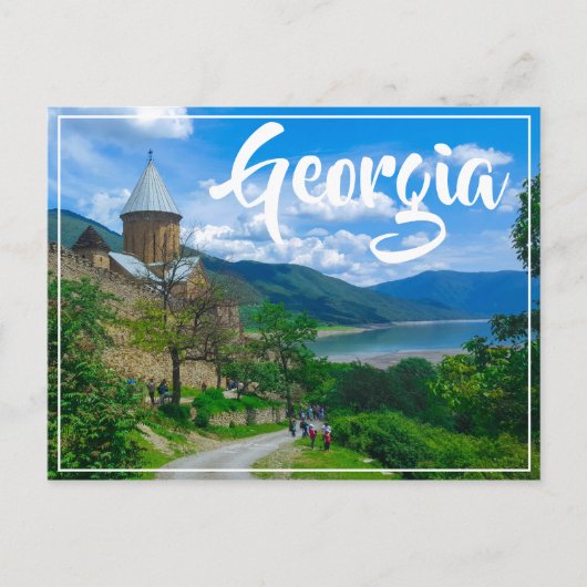 Ananuri Castle Georgia Postkarte (Vorderseite)