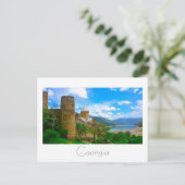 Ananuri Castle Georgia Postkarte (Stehend Vorderseite)