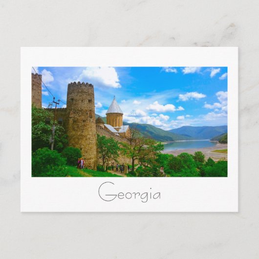 Ananuri Castle Georgia Postkarte (Vorderseite)