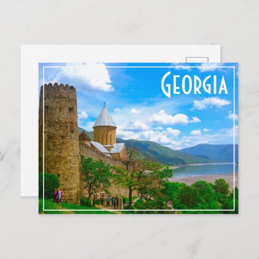 Ananuri Castle Georgia Postkarte (Vorne/Hinten)