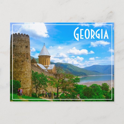 Ananuri Castle Georgia Postkarte (Vorderseite)