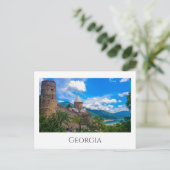 Ananuri Castle Georgia Postkarte (Stehend Vorderseite)