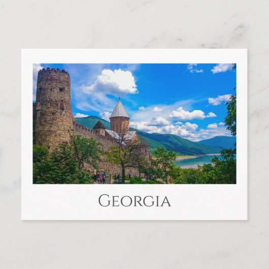 Ananuri Castle Georgia Postkarte (Vorderseite)