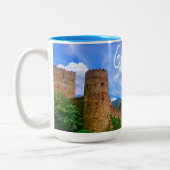 Ananuri Castle Georgia Zweifarbige Tasse (Links)