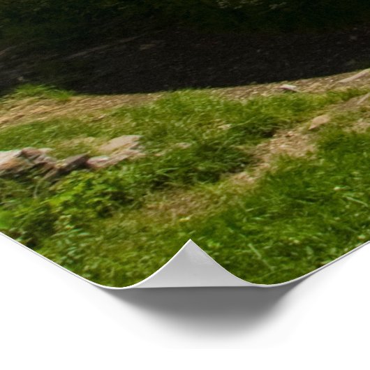 Ananuri Fortress Landschaftlich Poster (Ecke)