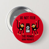 Anaphylaxie Kinder Allergische Warnhinweise Button (Vorne & Hinten)