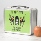 Anaphylaxie Kinder Allergische Warnhinweise Metall Brotdose (Beispiel)