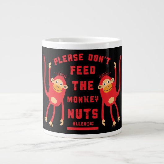 Anaphylaxie Nut Allergien Kaffee Tasse (Vorderseite)
