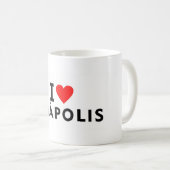 Anapolis Brazil love city heart like travel Kaffeetasse (VorderseiteRechts)