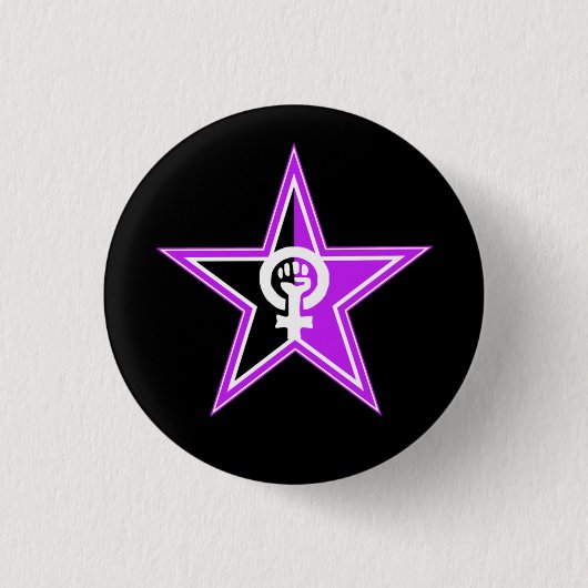 Anarcha-feministischer revolutionärer Knopf Button (Vorderseite)