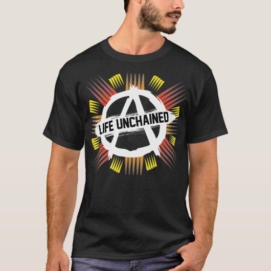 Anarchapulco schwarzes T-Shirt (Vorderseite)