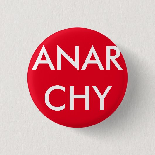Anarchie Button (Vorderseite)