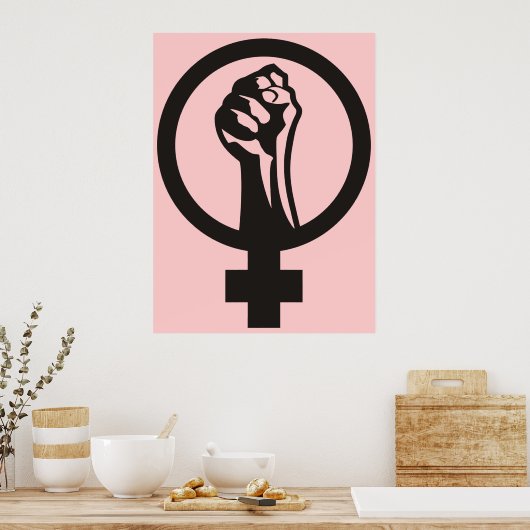 Anarchie Feminismus Poster (Küche)
